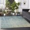 Homeroots 5 x 7 ft. Navy & Light Blue Abstract Area Rug 385284 - alternate 6